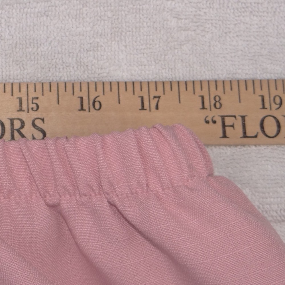 Whirlaway Frocks Vintage Pink Plaid Skirt Suit Set 22WP Puff Sleeve Made in USA - Picture 12 of 13